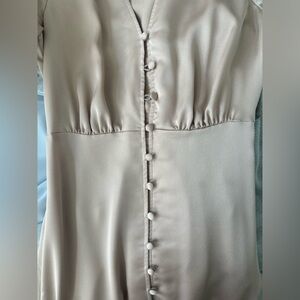 Elegant Button-Down Dress